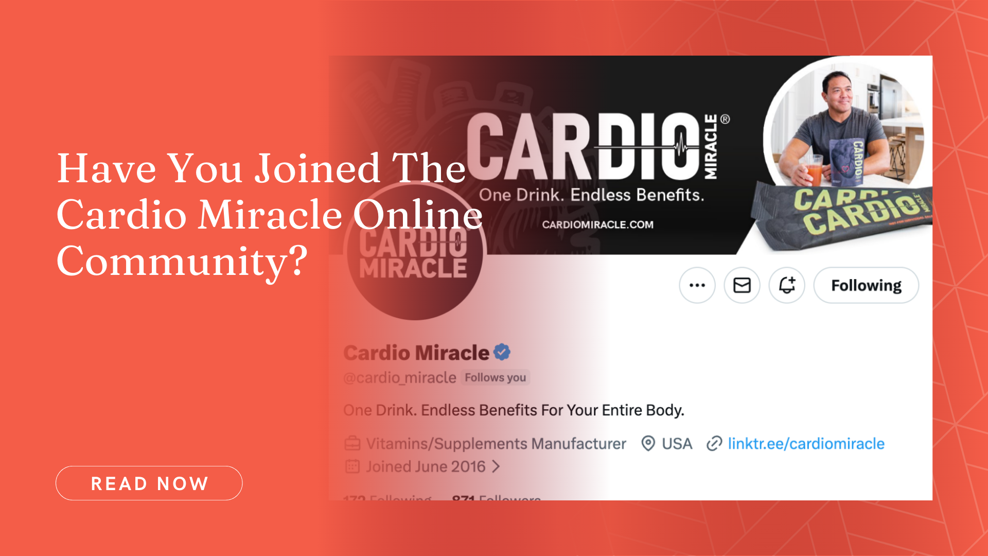 Have You Joined The Cardio Miracle Online Community?