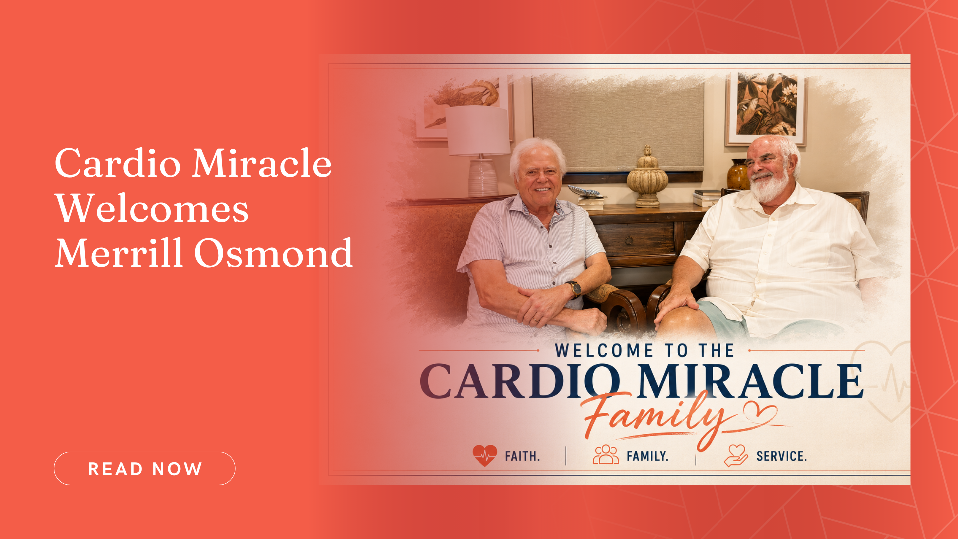 Cardio Miracle Welcomes Merrill Osmond