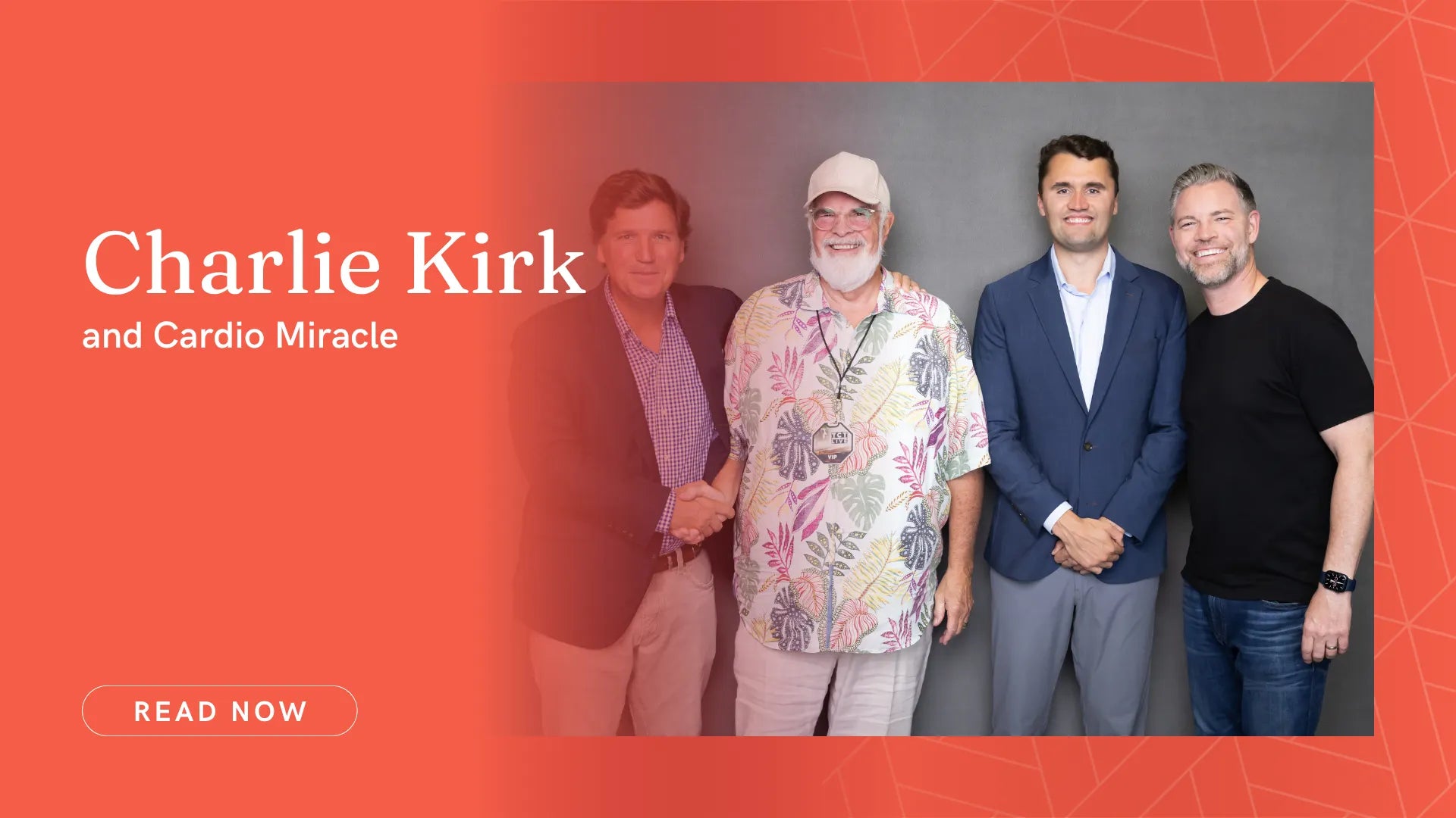 Charlie Kirk and Cardio Miracle