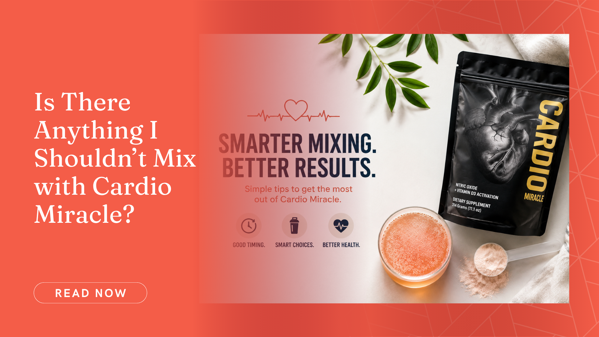 Is There Anything I Shouldn’t Mix with Cardio Miracle?