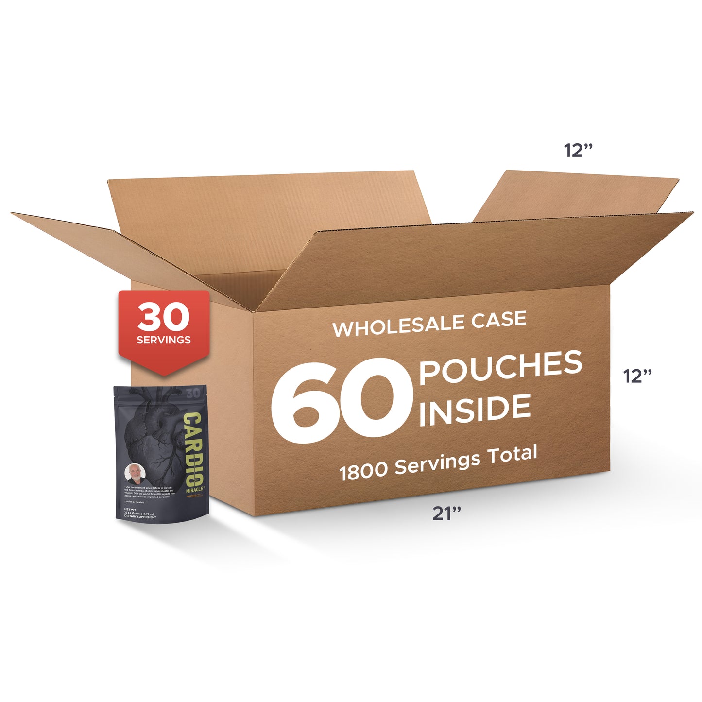 Wholesale Case - 30-Serving Pouches (12 Units)