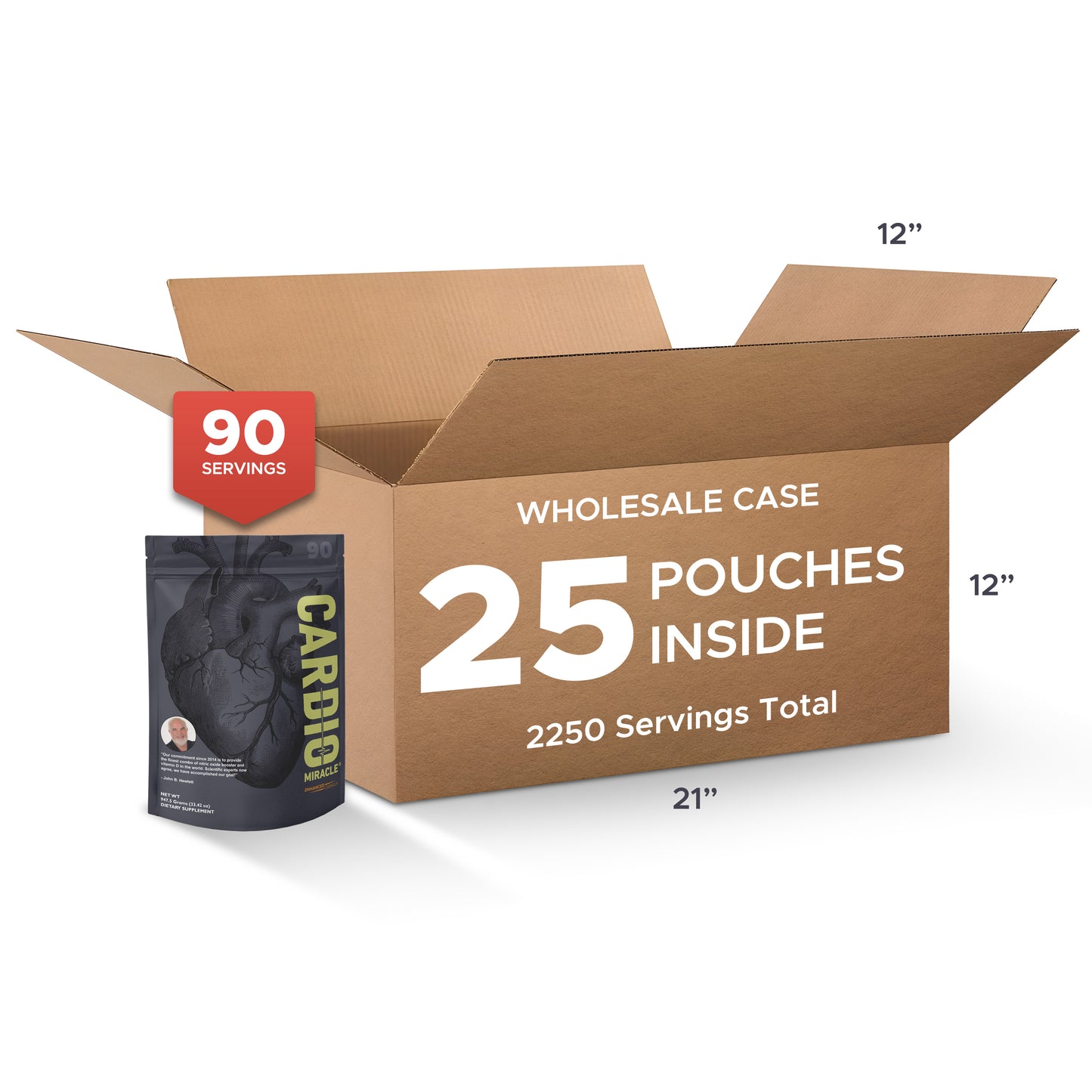 Wholesale Case - 90-Serving Pouches (25 Units)