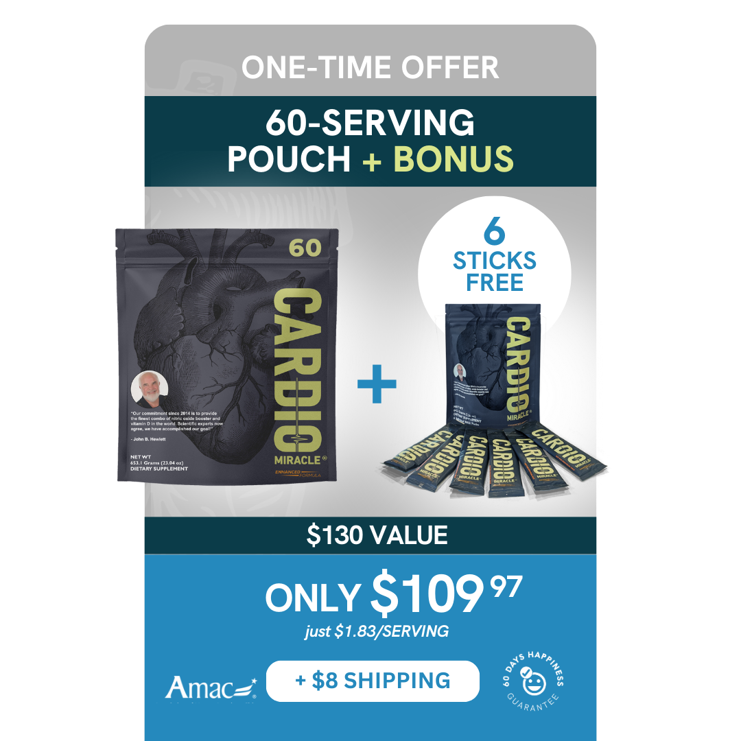60-Serving Pouch & 6 Free Single Sticks AMAC