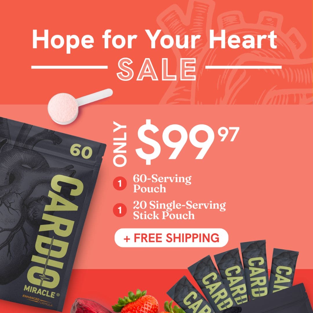 Hope for Your Heart Sale: 60-Serving Pouch & Bonus 20 Single-Sticks
