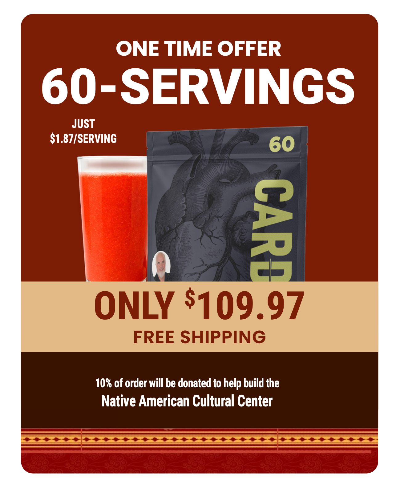Native Special - 60-Serving Cardio Miracle Pouch (One-Time)